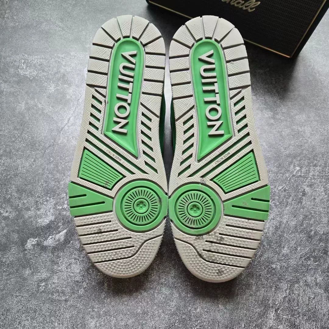 Louis Vuitton Louis Vuitton Training Green Lowtop Sneakers 41 Men Size US 8.5 / EU 41-42 - 7 Thumbnail