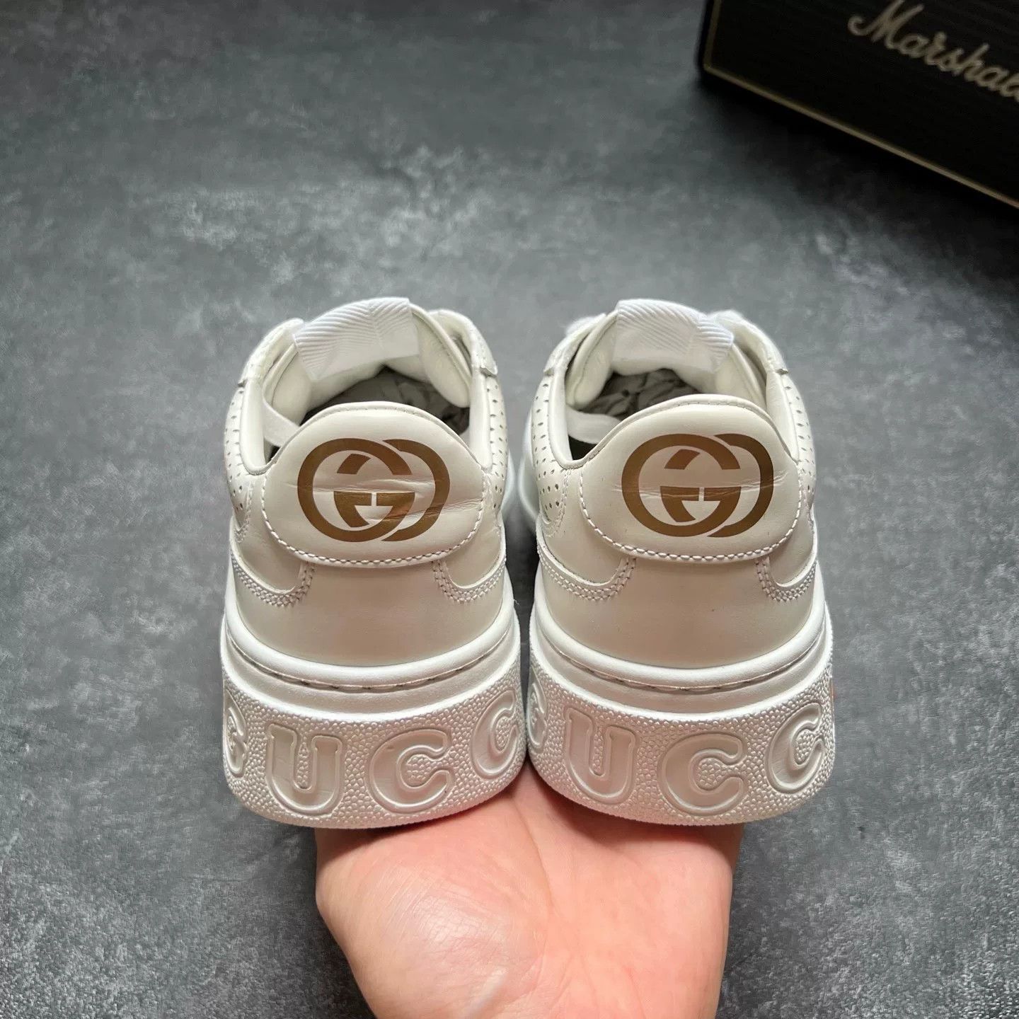 Gucci Gucci White Lowtop Sneakers 36 Women Size US 6 / IT 36 - 6 Thumbnail