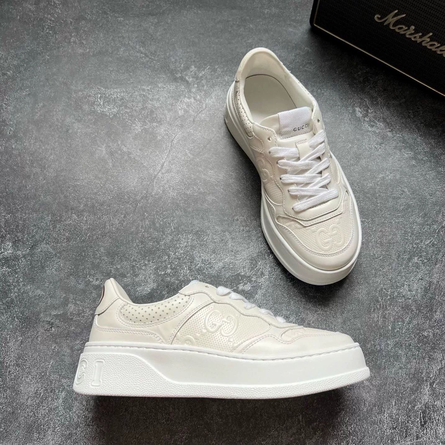 Gucci Gucci White Lowtop Sneakers 36 Women Size US 6 / IT 36 - 5 Thumbnail