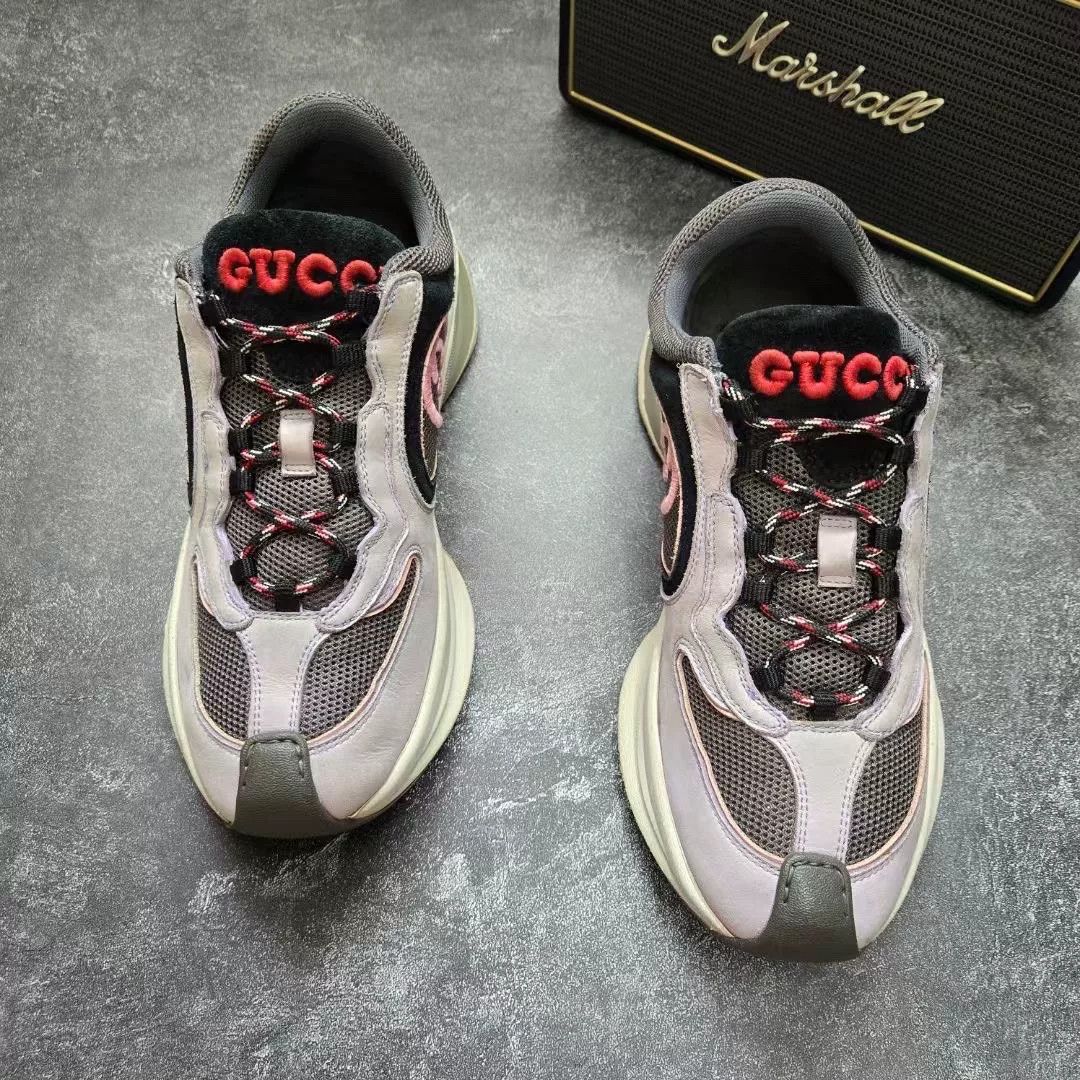 Gucci Gucci Pink Lowtop Sneakers 38 Women Size US 7.5 / IT 37.5 - 3 Thumbnail
