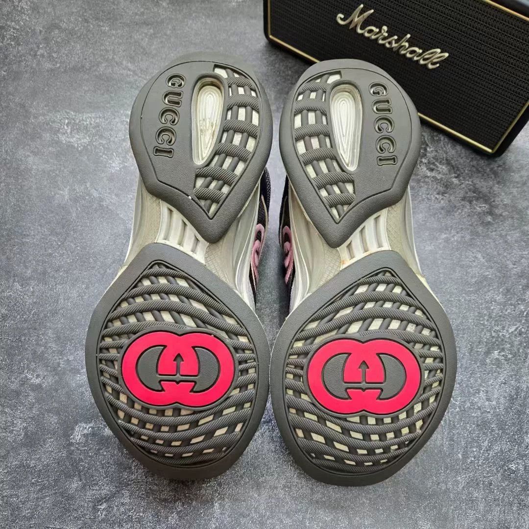 Gucci Gucci Pink Lowtop Sneakers 38 Women Size US 7.5 / IT 37.5 - 7 Thumbnail