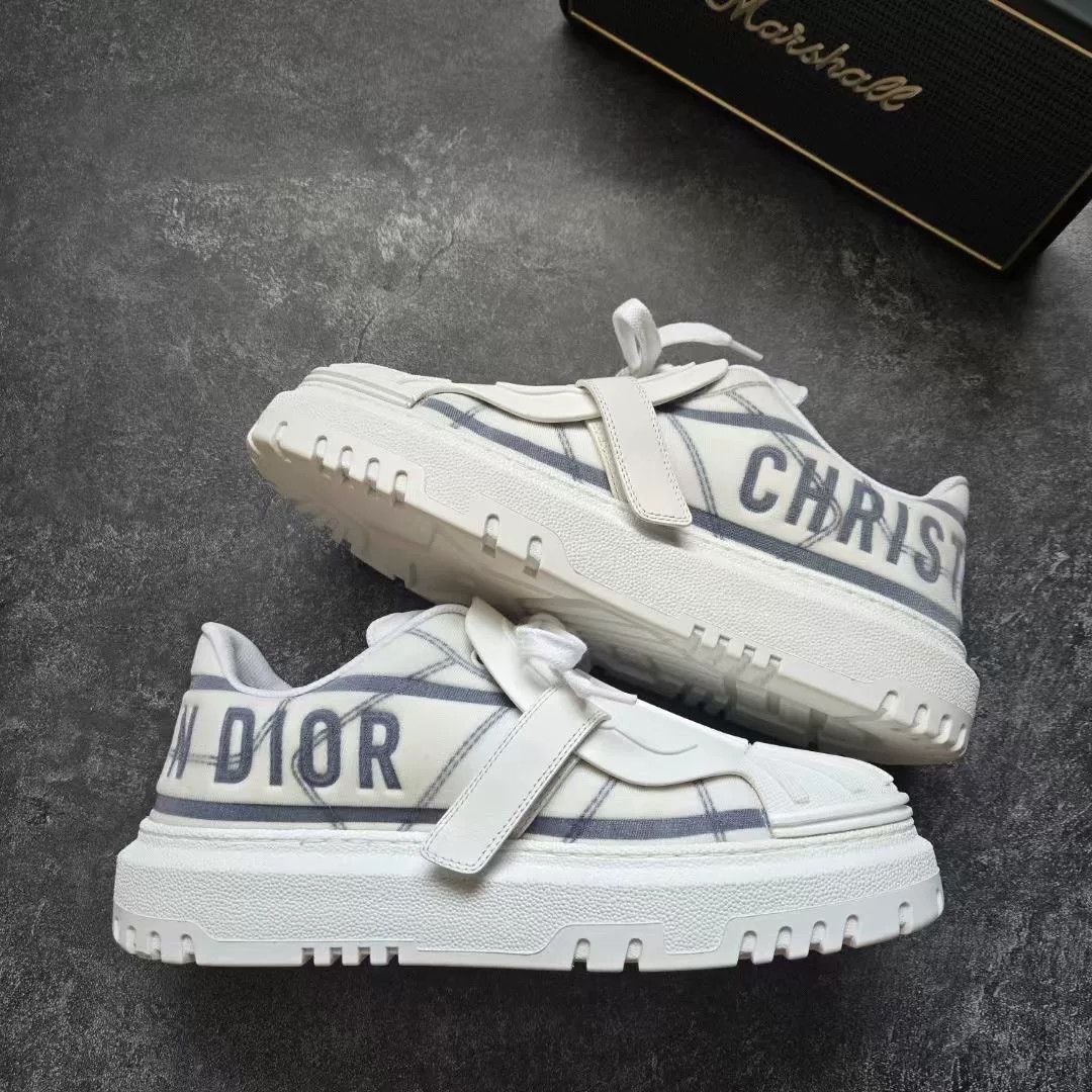 Dior Dior White Lowtop Sneakers 39 Men Size US 6.5 / EU 39-40 - 2 Thumbnail