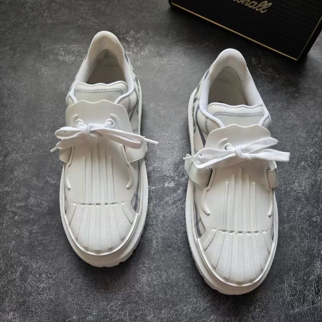 Dior Dior White Lowtop Sneakers 39 Men Size US 6.5 / EU 39-40 - 3 Thumbnail