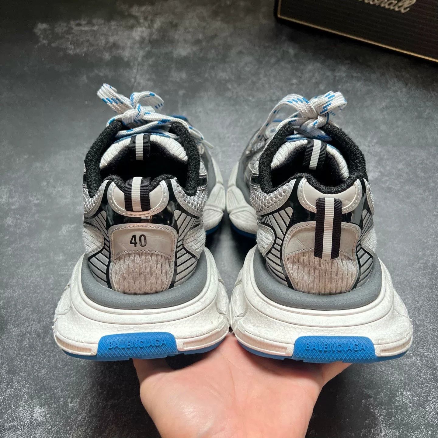 Balenciaga Balenciaga Blue Lowtop Sneakers XXXL Men Size US 10 / EU 43 - 6 Thumbnail