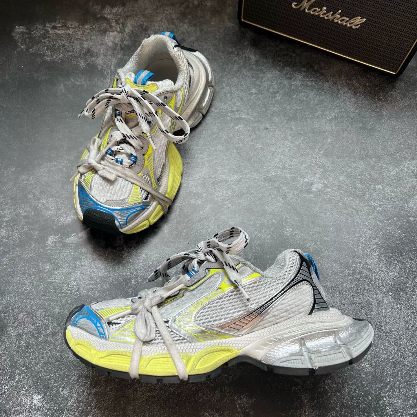 Balenciaga Balenciaga Gray Lowtop Sneakers XXXL Women Size US 8 / IT 38 - 4 Thumbnail