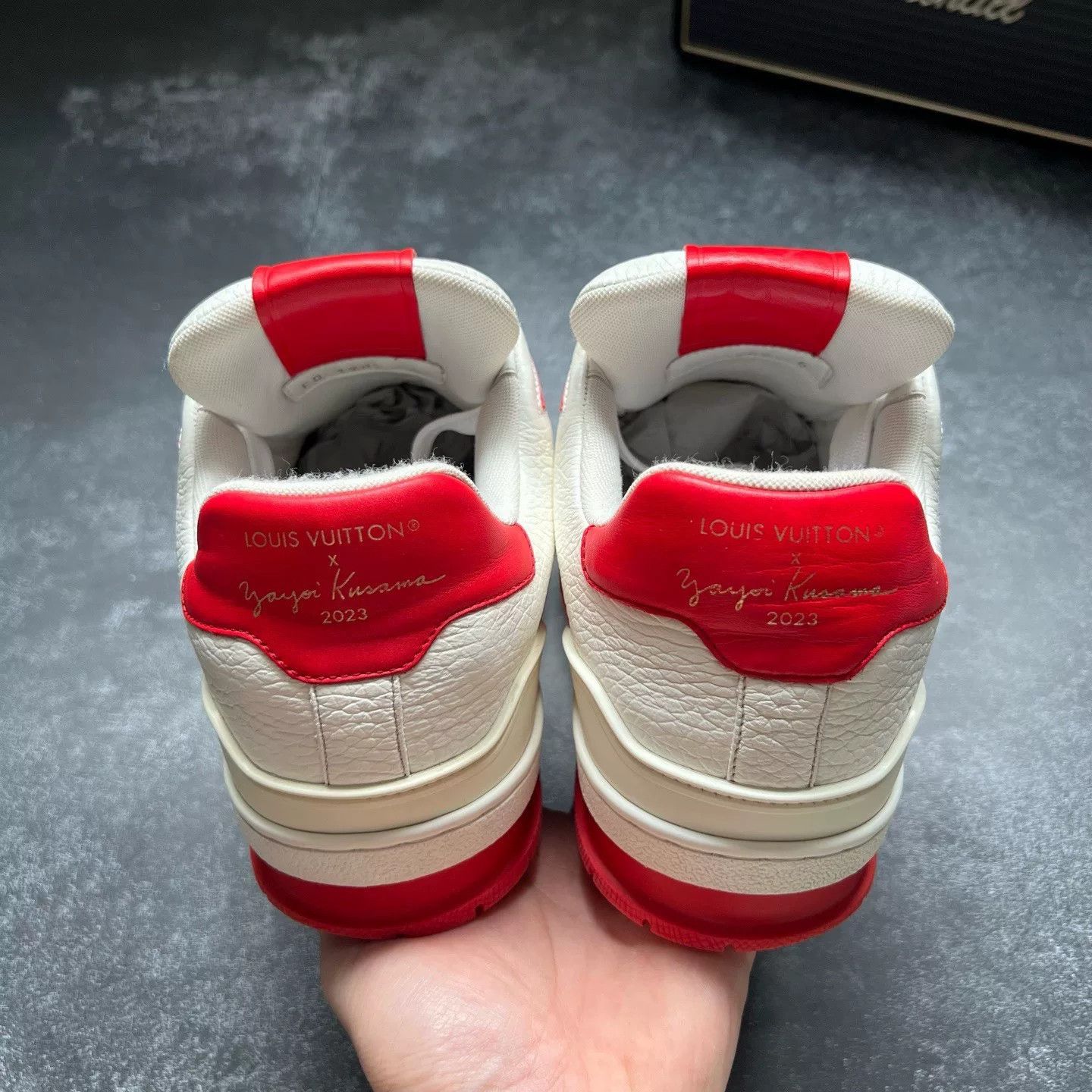 Louis Vuitton Louis Vuitton Training Red Lowtop Sneakers 40 Men Size US 7.5 / EU 40-41 - 6 Thumbnail