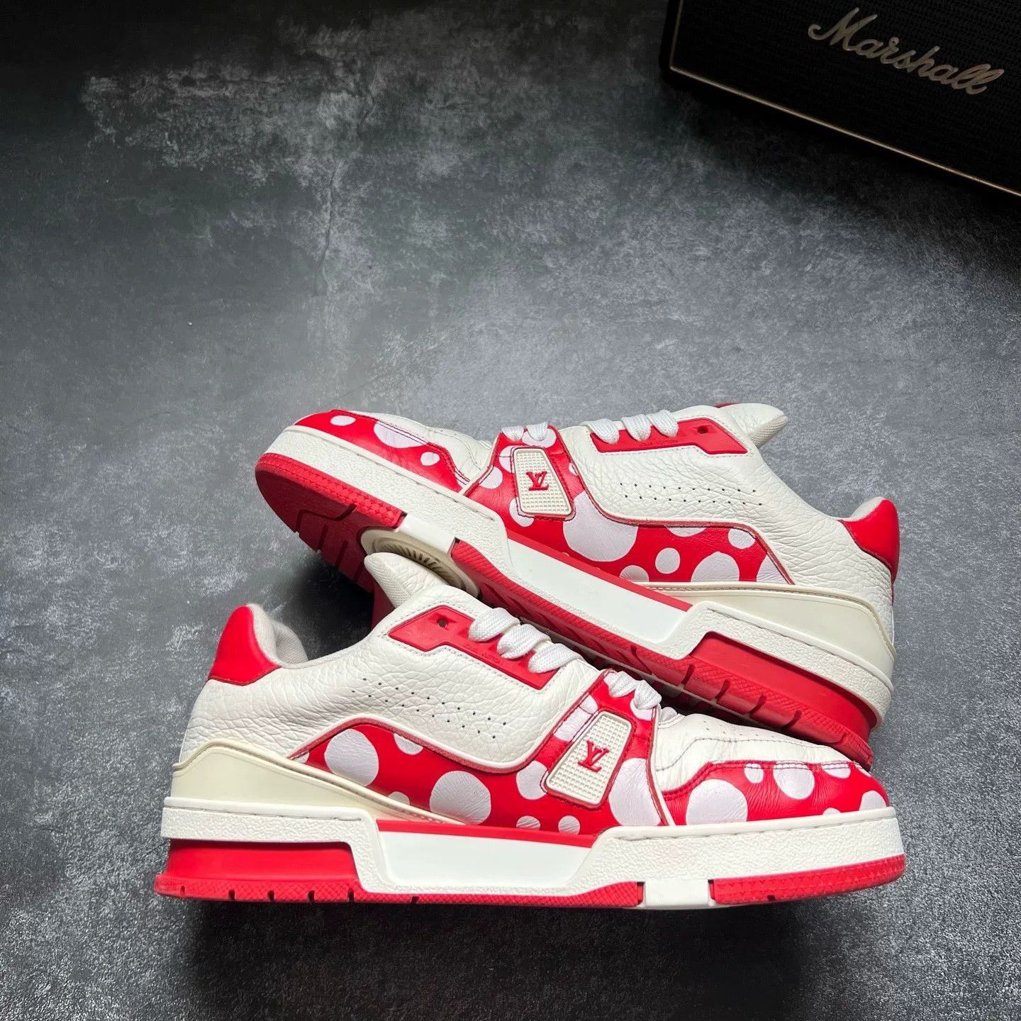 Louis Vuitton Louis Vuitton Training Red Lowtop Sneakers 40 Men Size US 7.5 / EU 40-41 - 2 Thumbnail