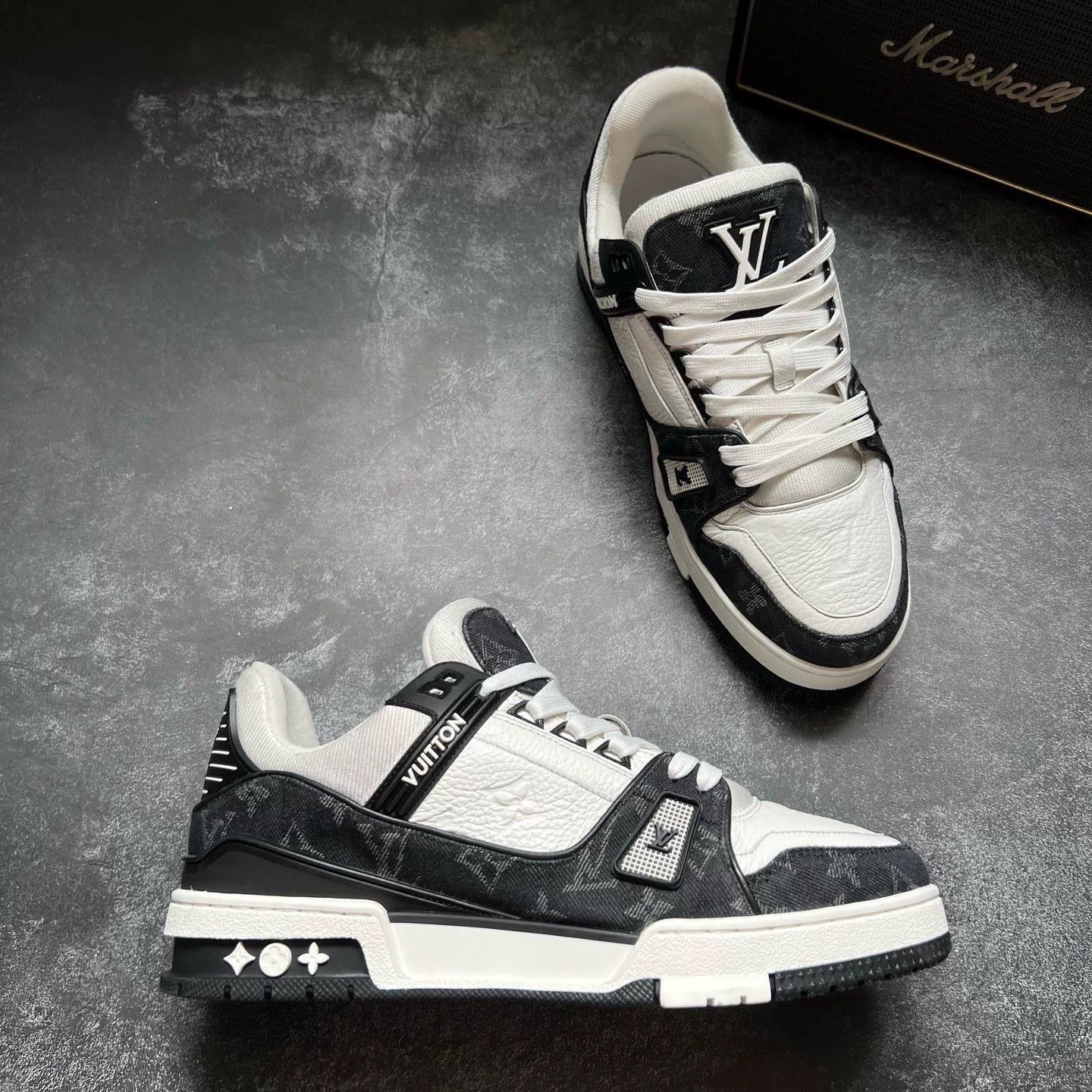 Louis Vuitton Louis Vuitton Training Black Lowtop Sneakers 41 Men Size US 8.5 / EU 41-42 - 5 Thumbnail