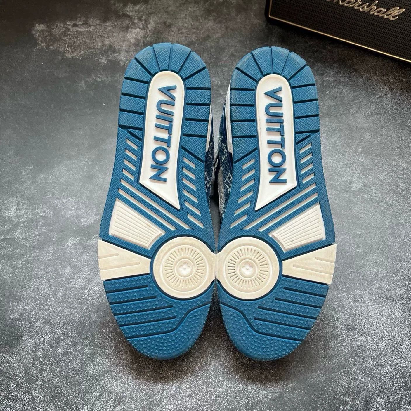 Louis Vuitton Louis Vuitton Training Blue Lowtop Sneakers 42 Men Size US 9 / EU 42 - 7 Thumbnail