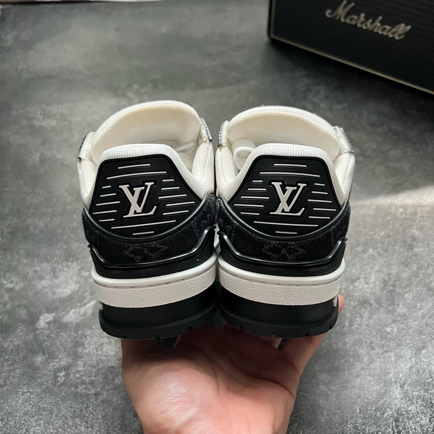 Louis Vuitton Louis Vuitton Training Black Lowtop Sneakers 36 Women Size US 6 / IT 36 - 6 Thumbnail