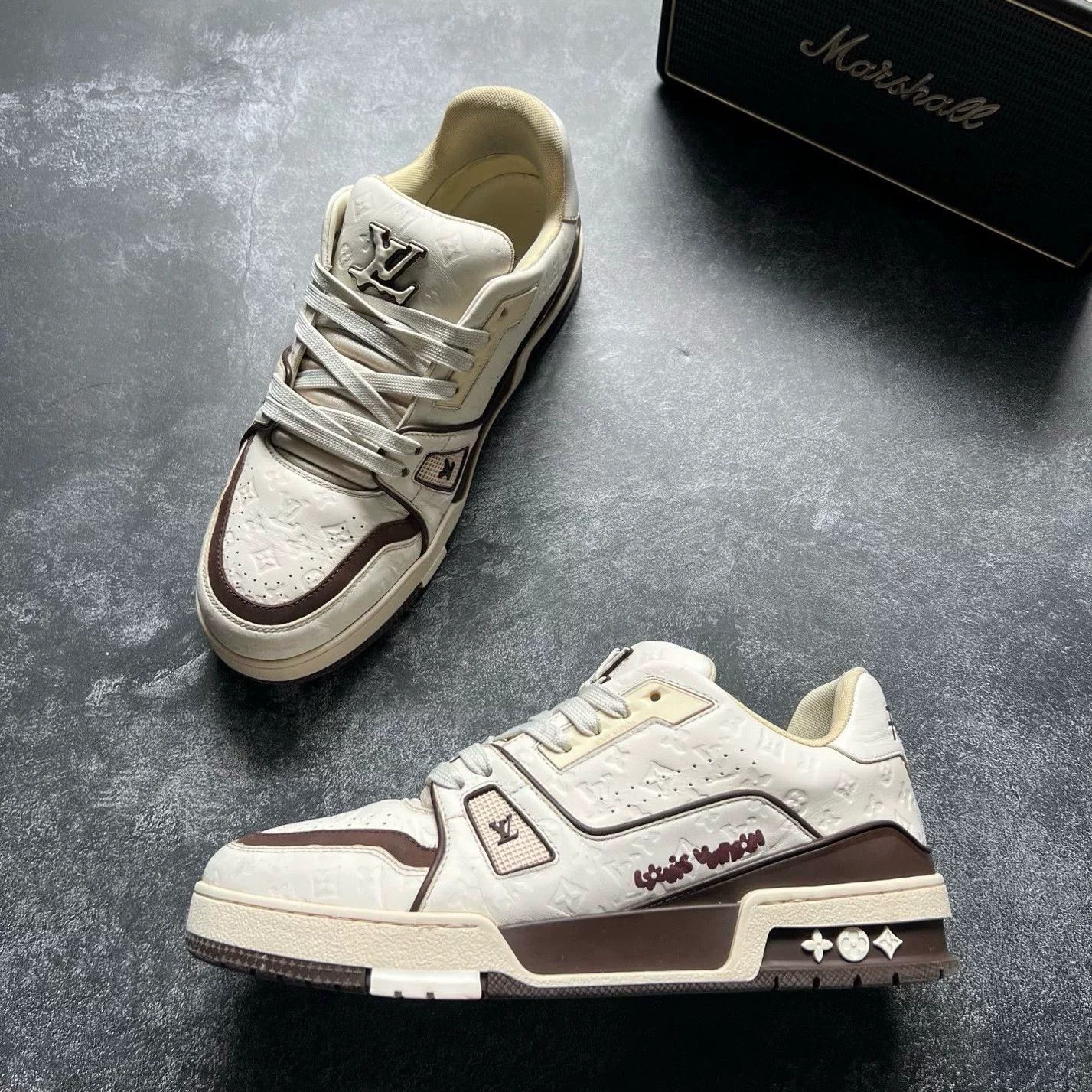 Louis Vuitton Louis Vuitton Training White Lowtop Sneakers 40 Men Size US 7.5 / EU 40-41 - 4 Thumbnail