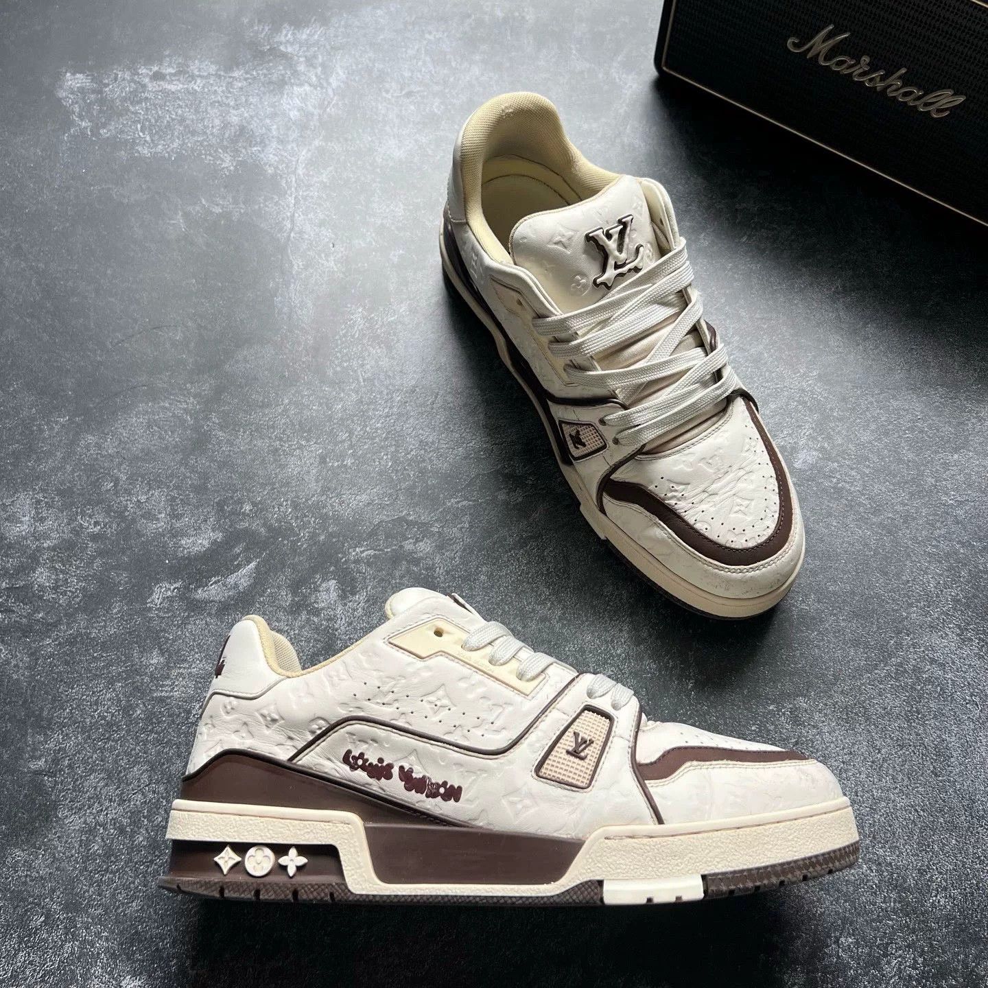 Louis Vuitton Louis Vuitton Training White Lowtop Sneakers 40 Men Size US 7.5 / EU 40-41 - 5 Thumbnail