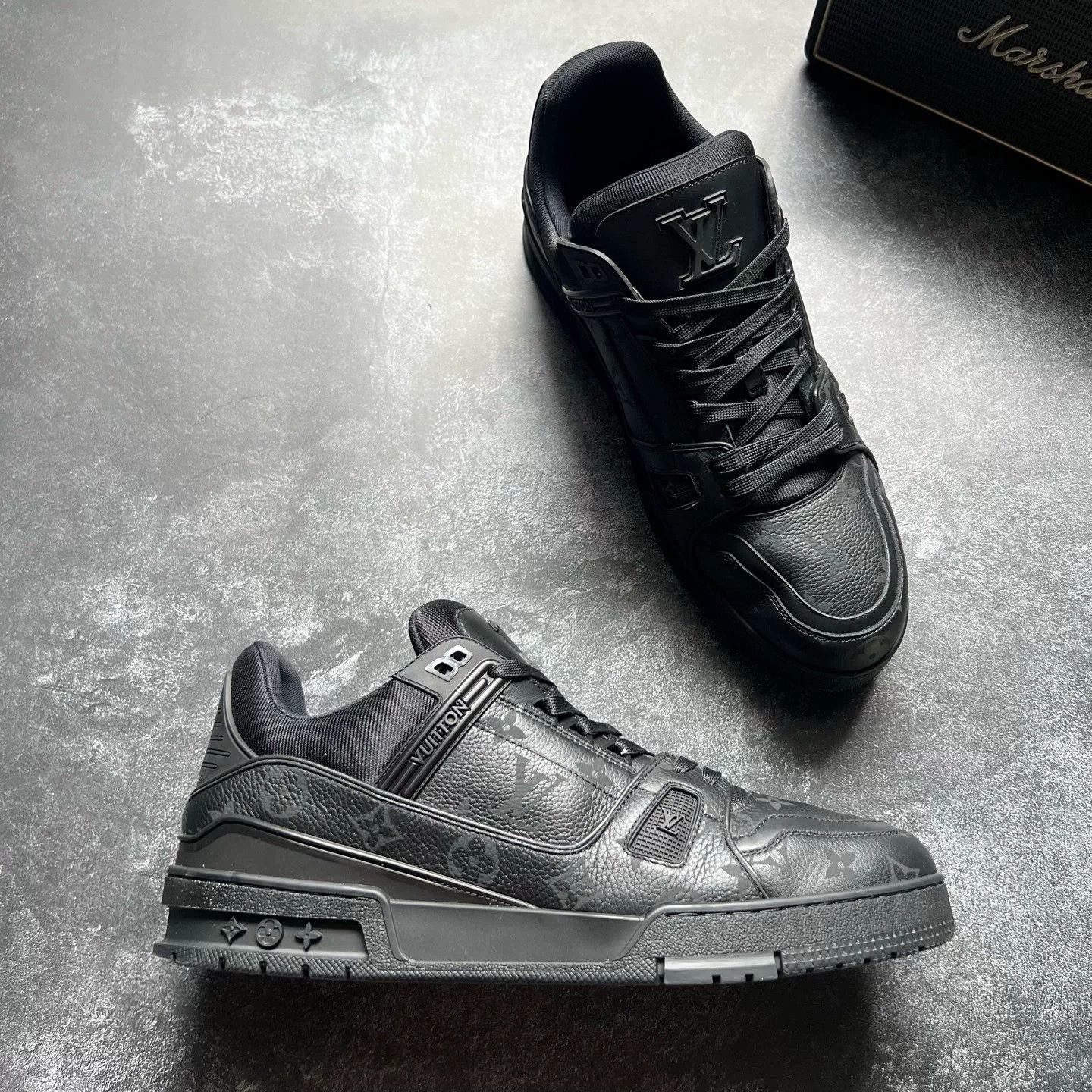 Louis Vuitton Louis Vuitton Training Black Lowtop Sneakers 25 Men Size US 10 / EU 43 - 5 Thumbnail