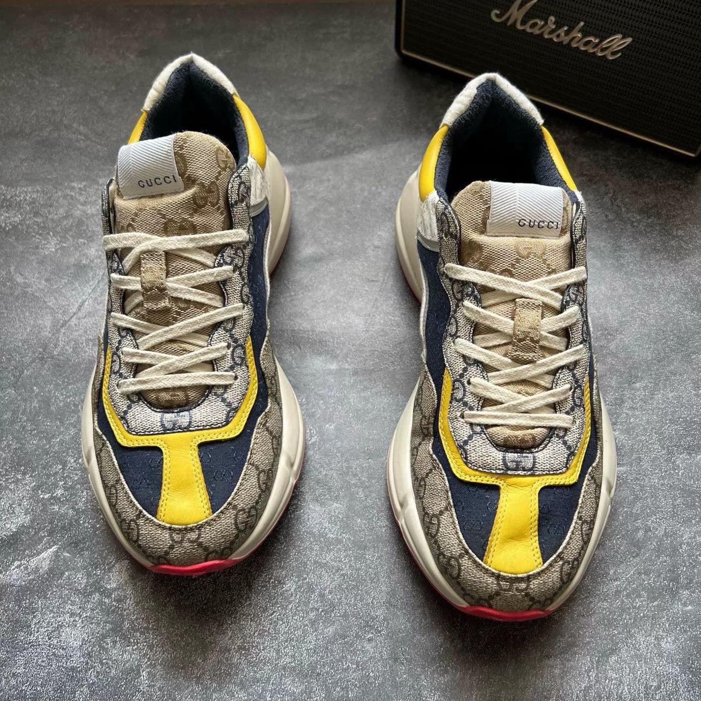Gucci Gucci Patchwork Lowtop Sneakers 42 Men Size US 9 / EU 42 - 3 Thumbnail