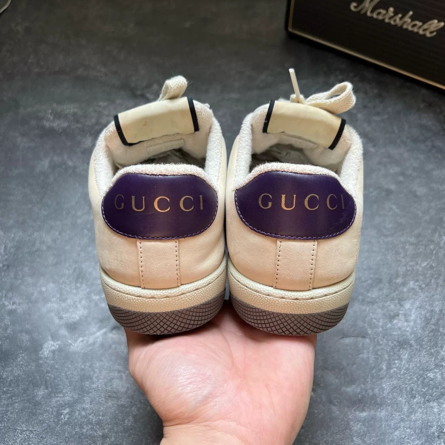 Gucci Gucci White Lowtop Sneakers 37 Women Size US 6.5 / IT 36.5 - 6 Thumbnail