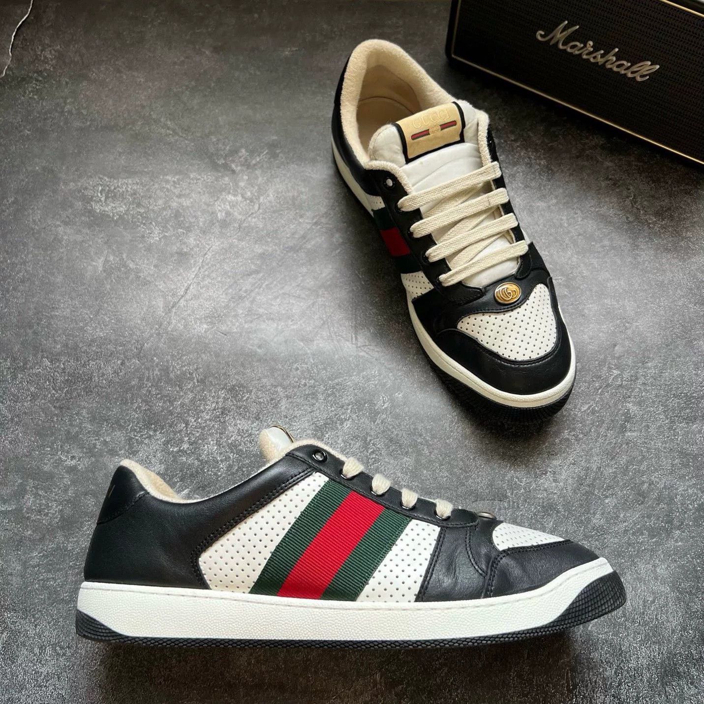 Gucci Gucci Black Lowtop Sneakers 10 Men Size US 10 / EU 43 - 5 Thumbnail
