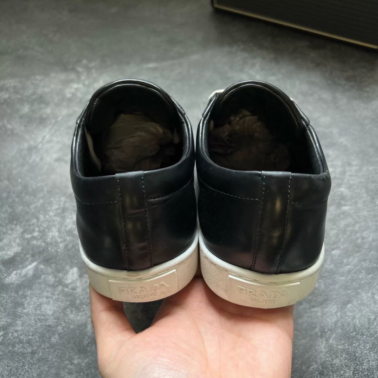 Prada Prada Leather Lowtop Sneakers 41 Men Size US 8.5 / EU 41-42 - 6 Thumbnail