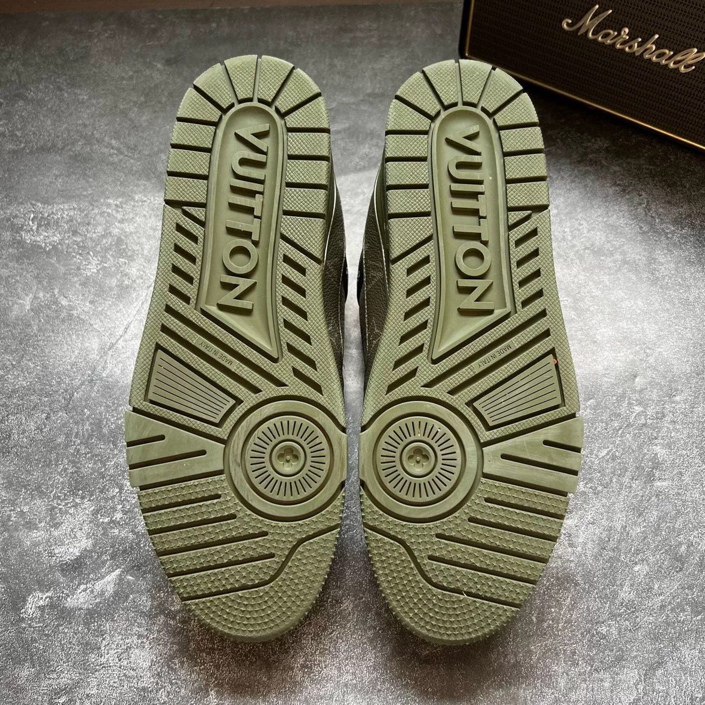 Louis Vuitton Louis Vuitton Training Green Lowtop Sneakers 25 Men Size US 10 / EU 43 - 7 Thumbnail