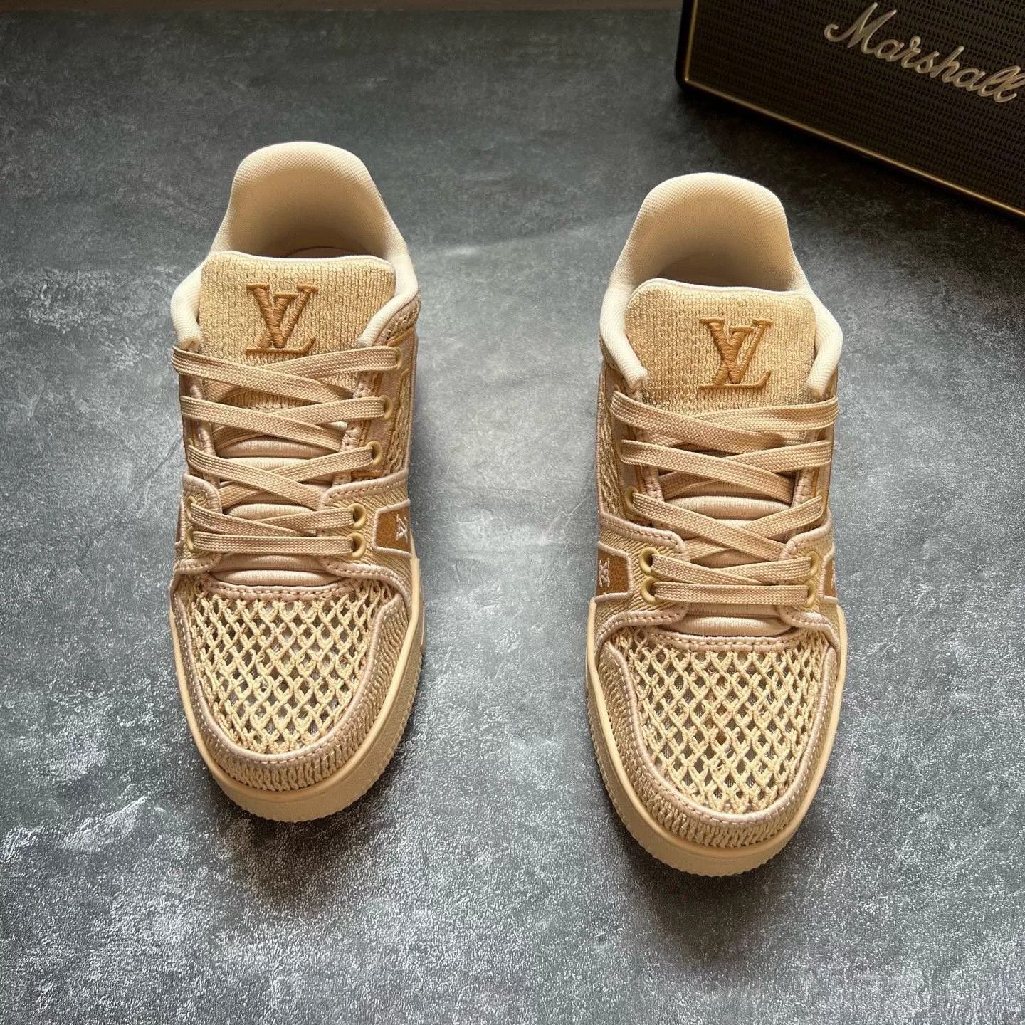Louis Vuitton Louis Vuitton Training Beige Lowtop Sneakers 37 Men Size US 5 / EU 37 - 3 Thumbnail