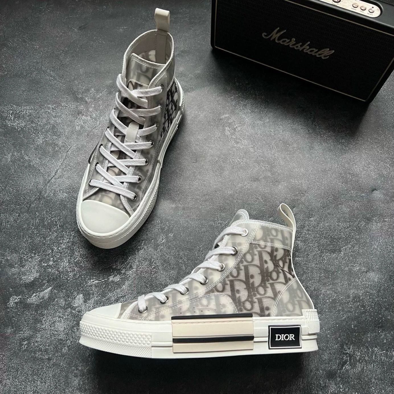 Dior Dior Black Hitop Sneakers 23 Women Size US 8 / IT 38 - 4 Thumbnail