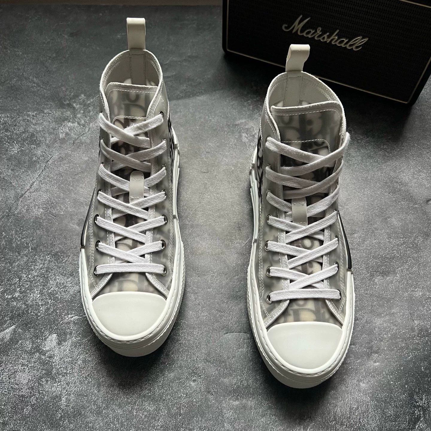 Dior Dior Black Hitop Sneakers 23 Women Size US 8 / IT 38 - 3 Thumbnail