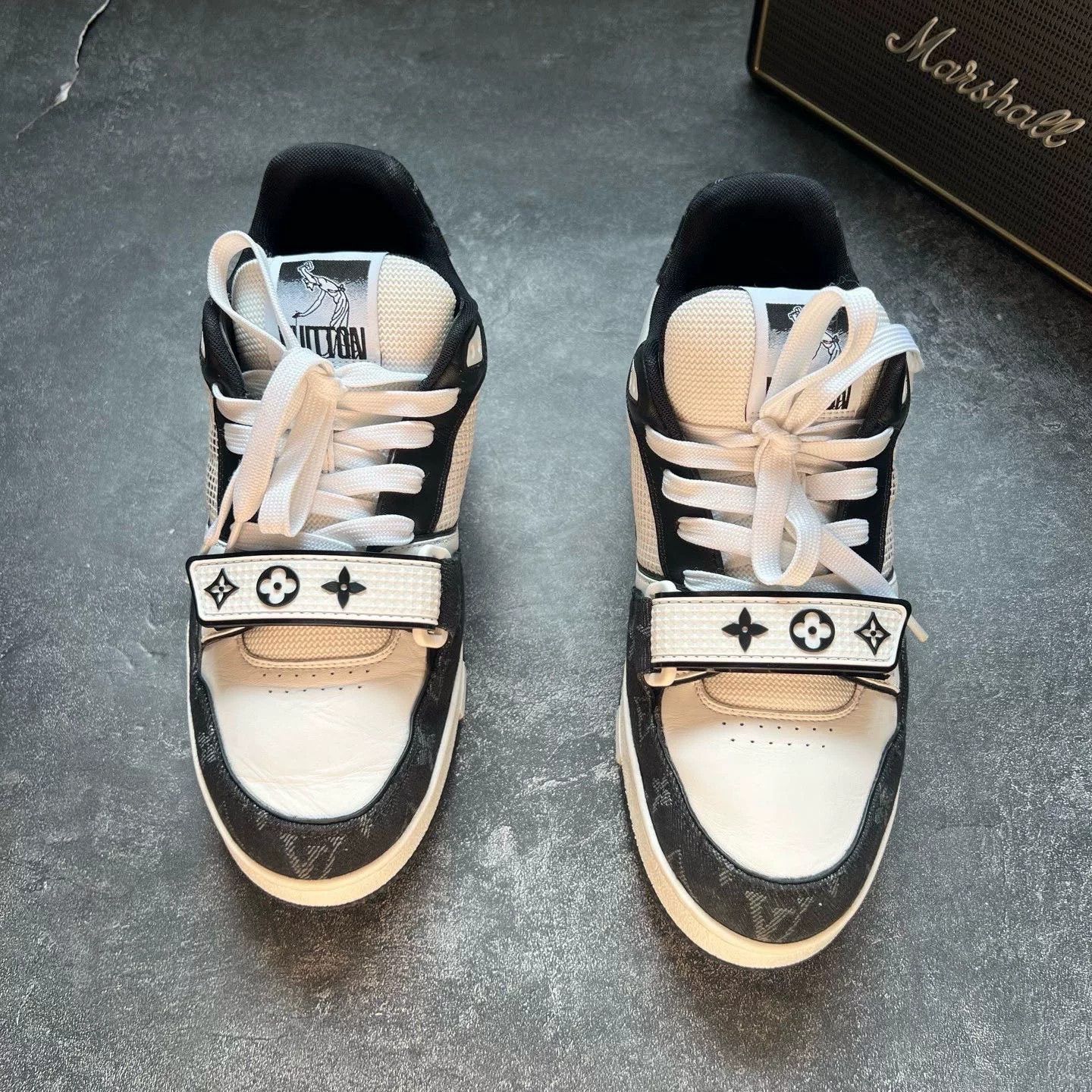 Louis Vuitton Louis Vuitton Training Black Lowtop Sneakers 39 Men Size US 6.5 / EU 39-40 - 3 Thumbnail
