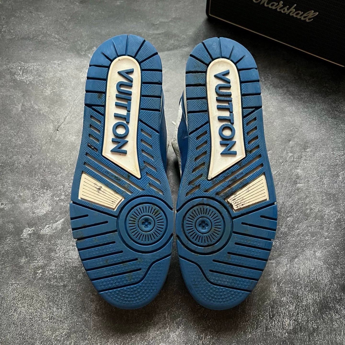 Louis Vuitton Louis Vuitton Training Blue Lowtop Sneakers 42 Men Size US 9 / EU 42 - 7 Thumbnail
