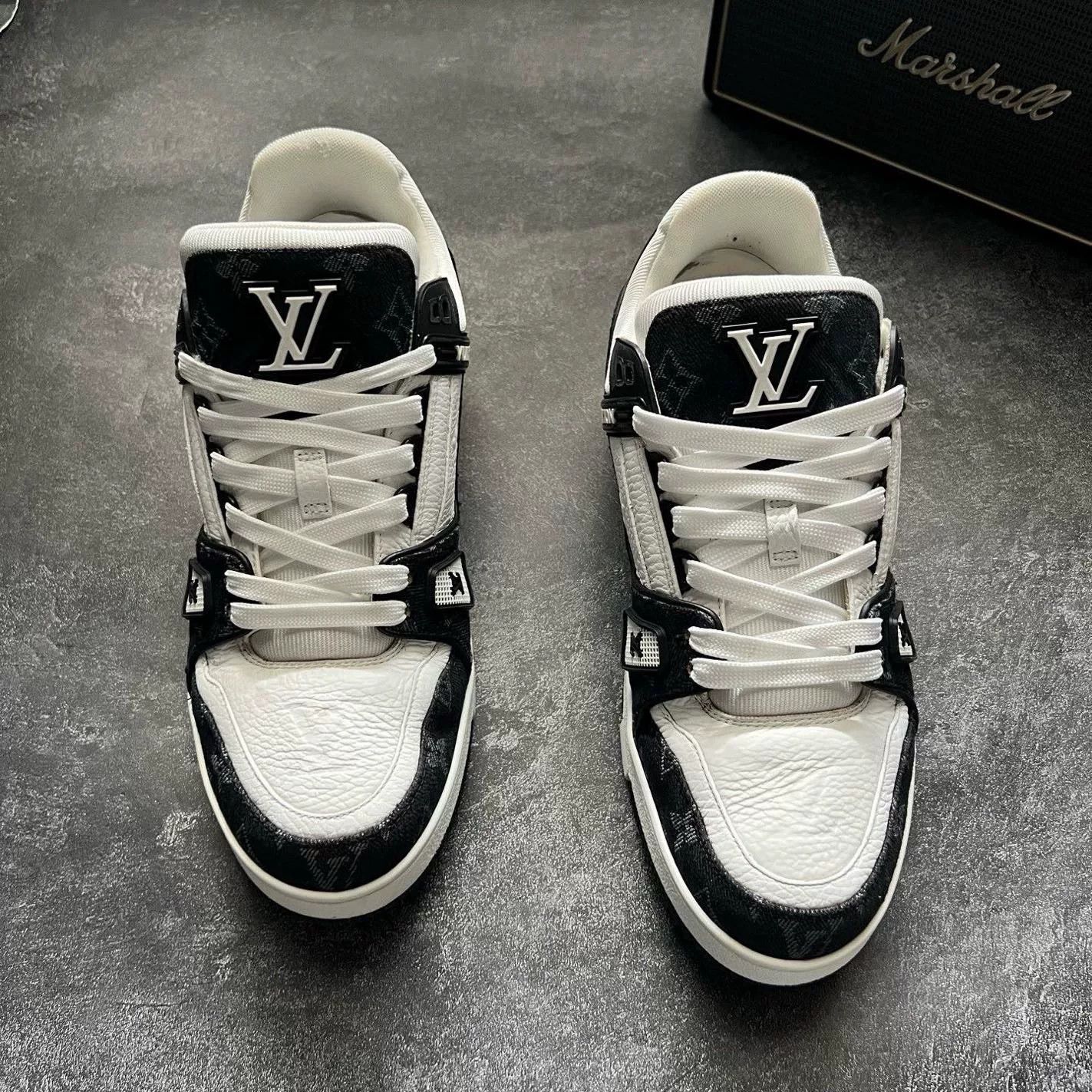 Louis Vuitton Louis Vuitton Training Black Lowtop Sneakers 42 Men Size US 9 / EU 42 - 3 Thumbnail