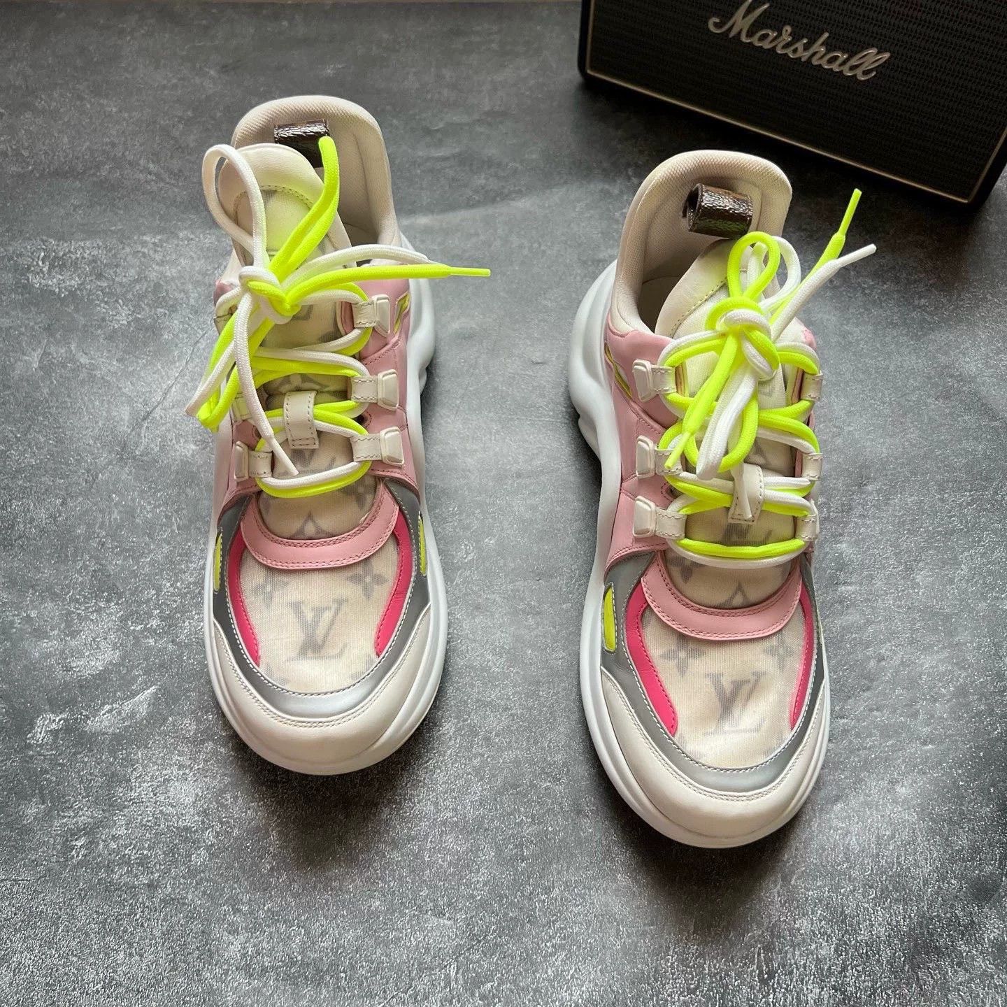 Louis Vuitton Louis Vuitton Green Lowtop Sneakers 39 Men Size US 6.5 / EU 39-40 - 3 Thumbnail