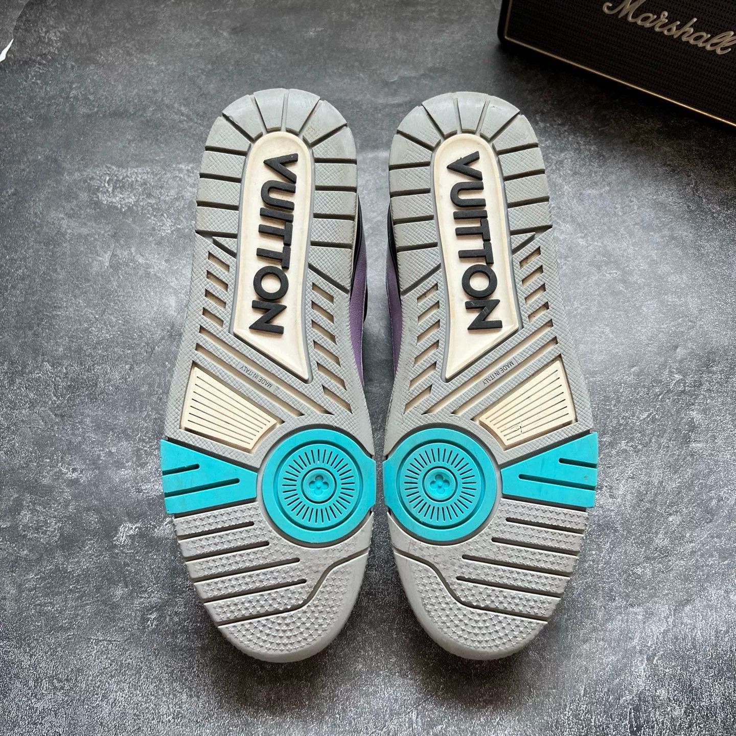 Louis Vuitton Louis Vuitton Training Purple Lowtop Sneakers 9 Men Size US 9 / EU 42 - 7 Thumbnail