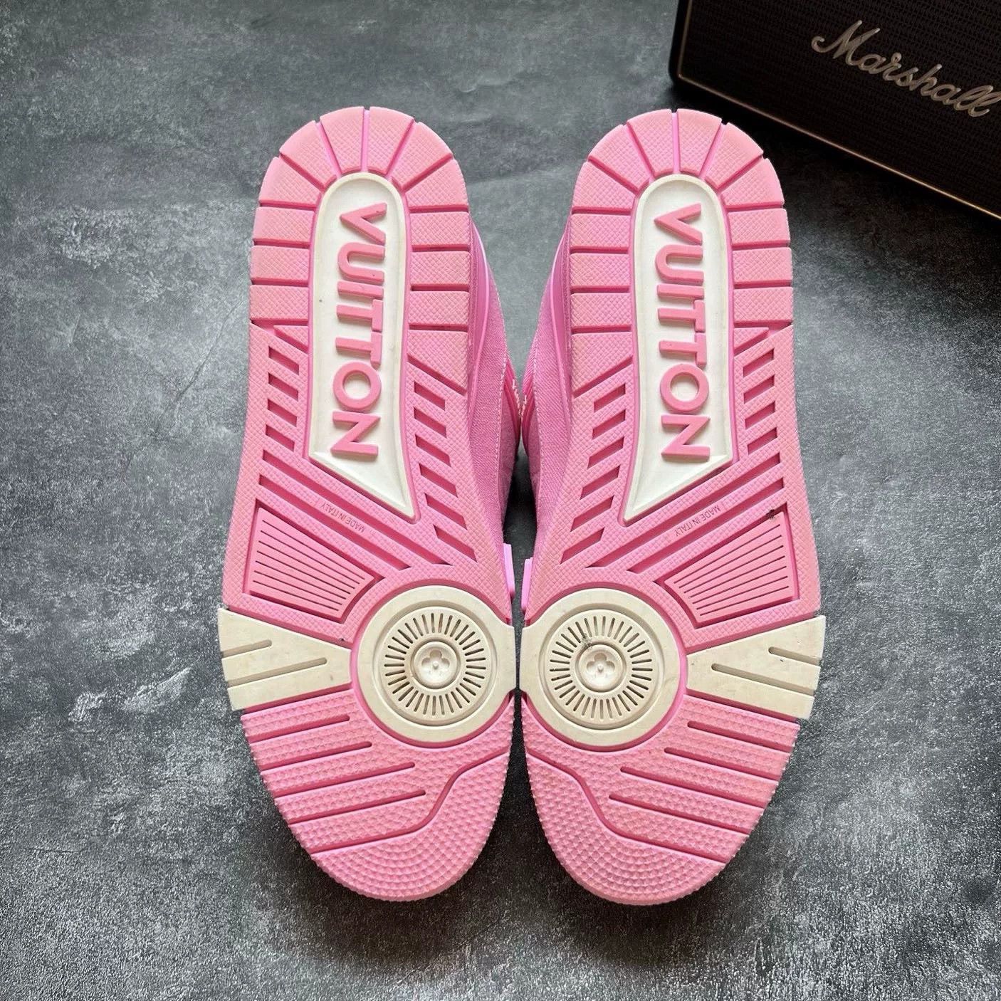 Louis Vuitton Louis Vuitton Training Pink Lowtop Sneakers 9 Men Size US 9 / EU 42 - 7 Thumbnail