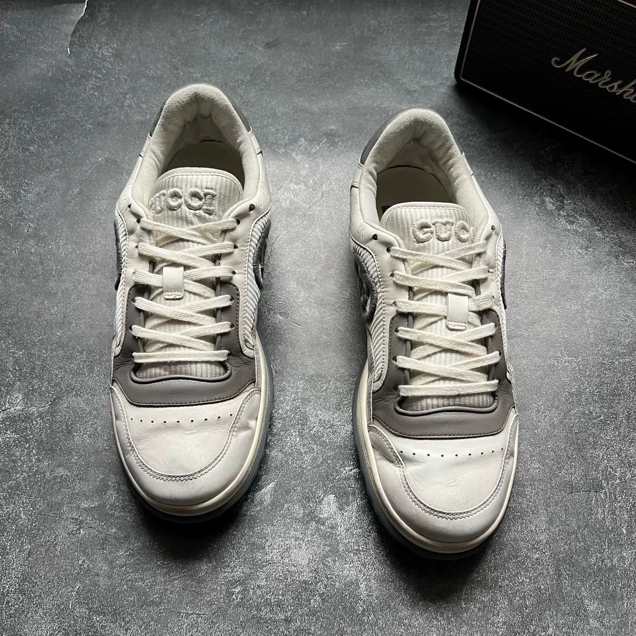 Gucci Gucci White Lowtop Sneakers 9 Men Size US 9 / EU 42 - 3 Thumbnail