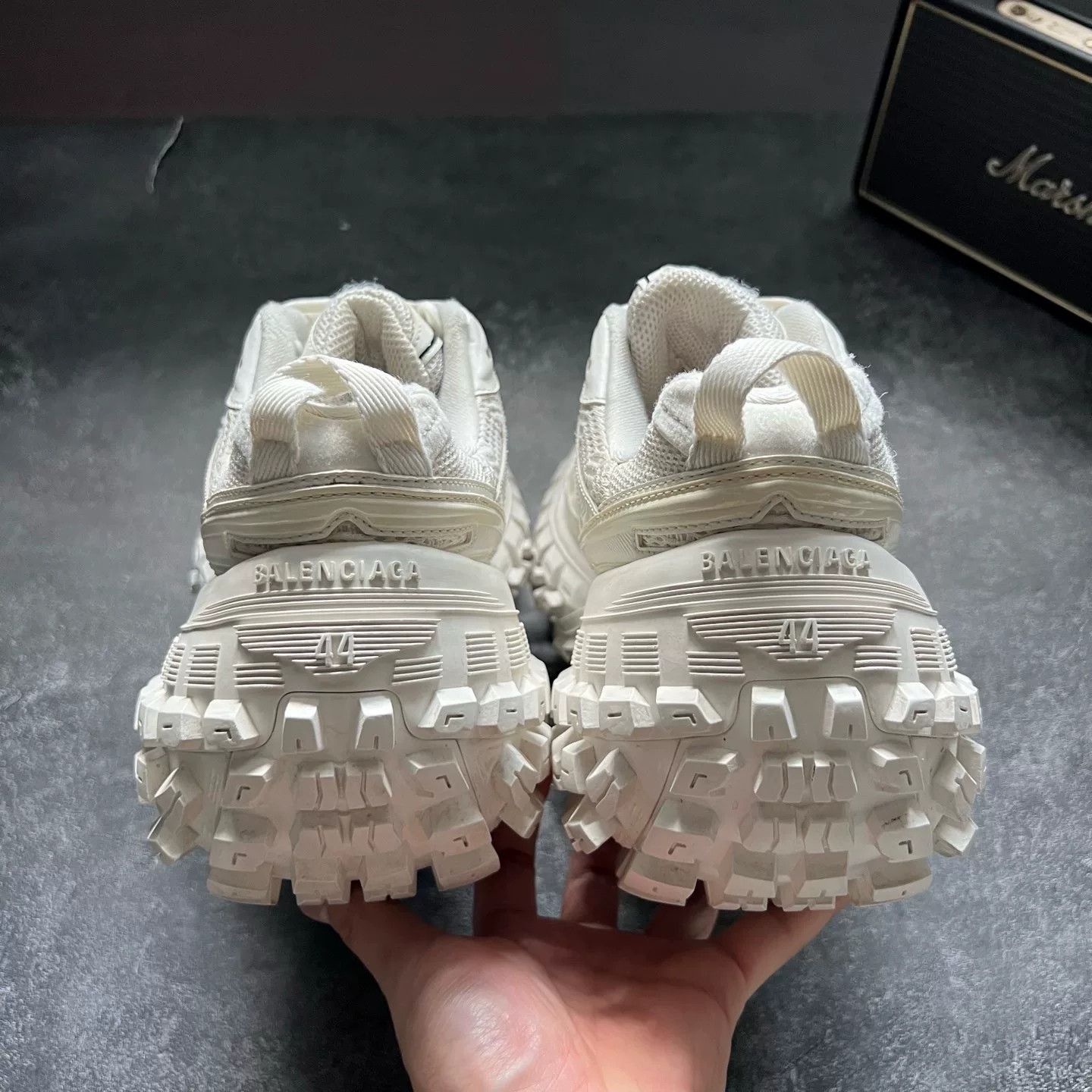Balenciaga Balenciaga White Lowtop Sneakers 44 Men Size US 10.5 / EU 43-44 - 6 Thumbnail