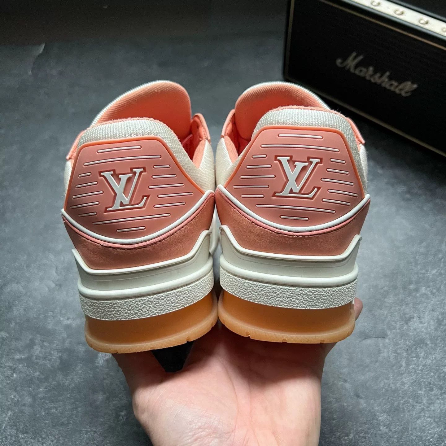 Louis Vuitton Louis Vuitton Training Pink Lowtop Sneakers 41 Men Size US 8.5 / EU 41-42 - 6 Thumbnail