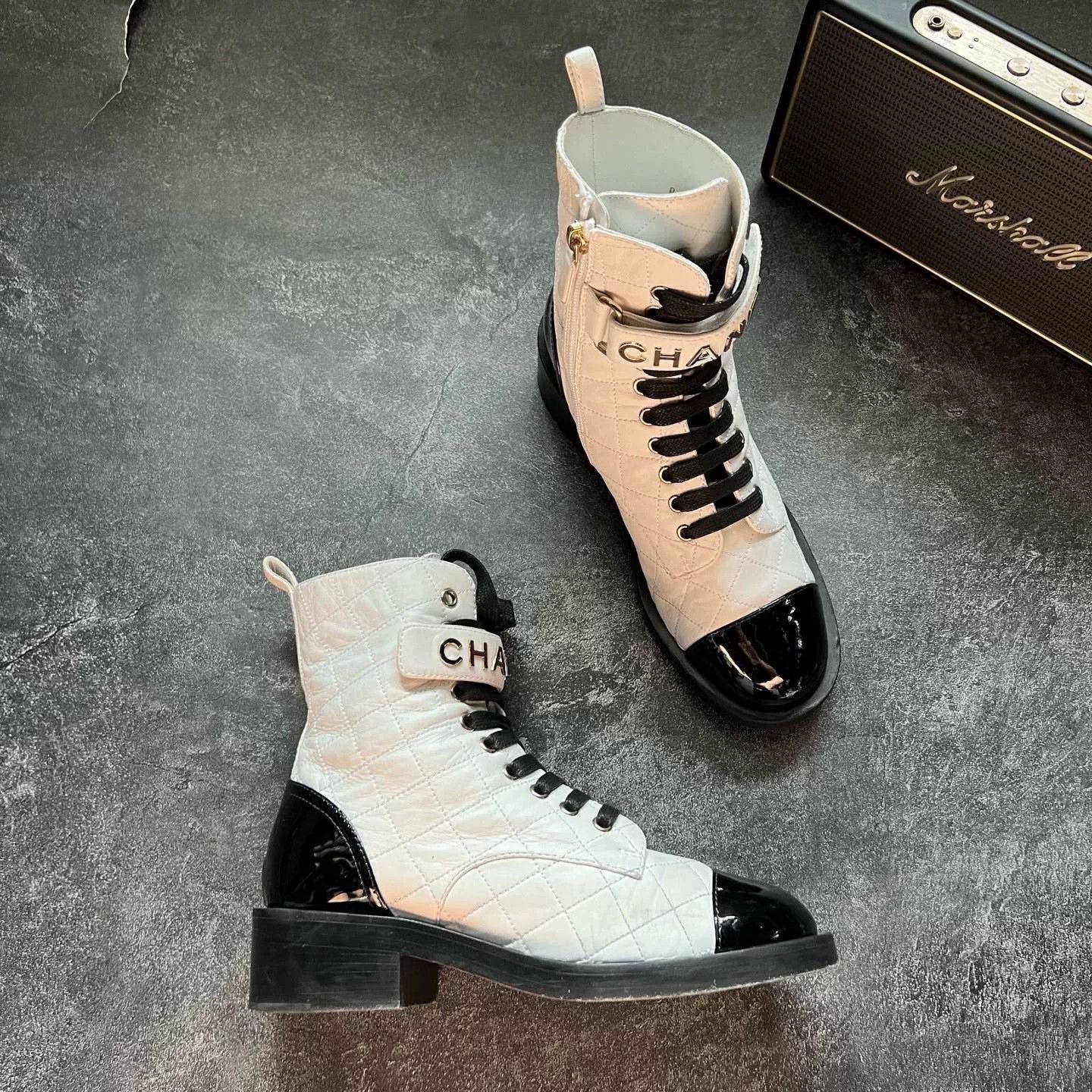 Chanel Chanel Leather Black Boots S Women Size US 6 / IT 36 - 5 Thumbnail