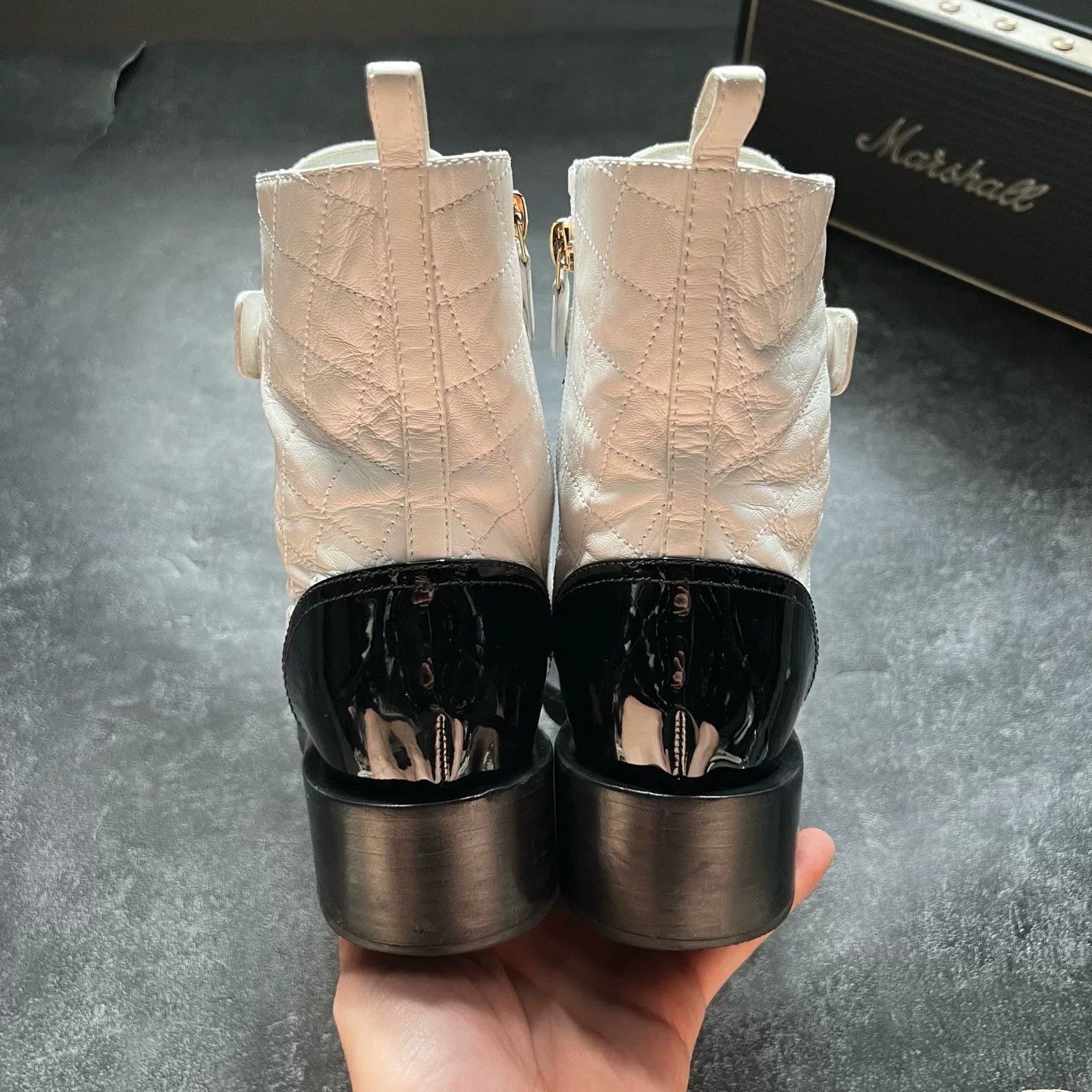 Chanel Chanel Leather Black Boots S Women Size US 6 / IT 36 - 6 Thumbnail