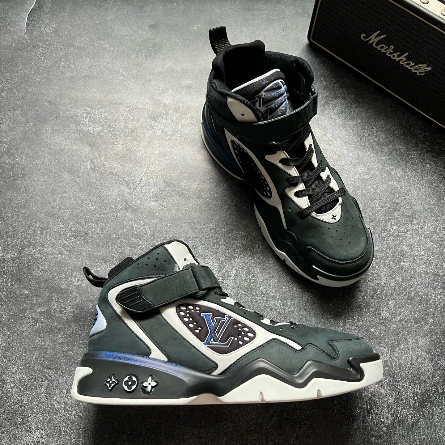 Louis Vuitton Louis Vuitton Training Blue Lowtop Sneakers 41 Men Size US 8.5 / EU 41-42 - 5 Thumbnail