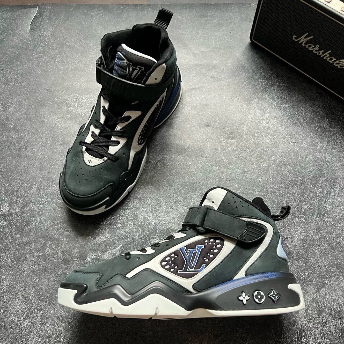 Louis Vuitton Louis Vuitton Training Blue Lowtop Sneakers 41 Men Size US 8.5 / EU 41-42 - 4 Thumbnail