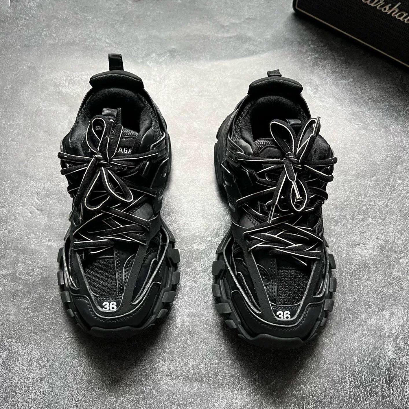 Balenciaga Balenciaga Black Lowtop Sneakers 36 Men Size US 5 / EU 37 - 3 Thumbnail