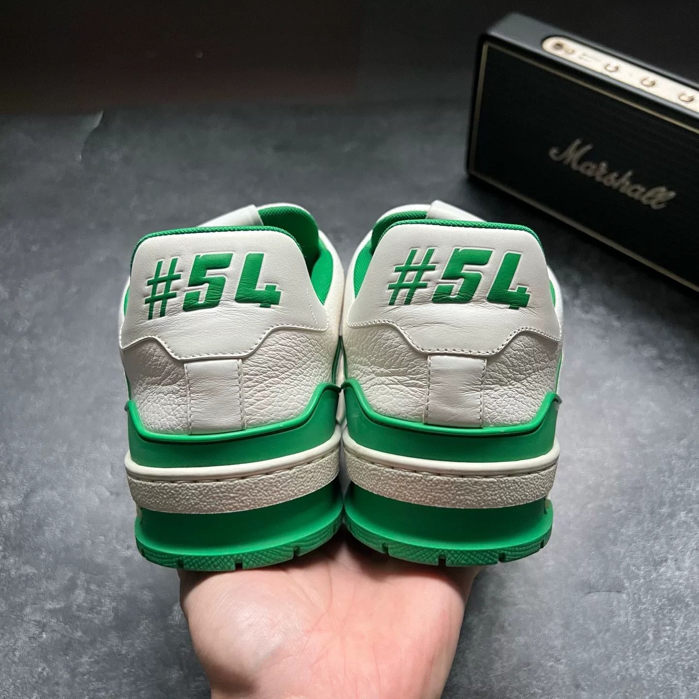 Louis Vuitton Louis Vuitton Training Green Lowtop Sneakers 42 Men Size US 9 / EU 42 - 6 Thumbnail
