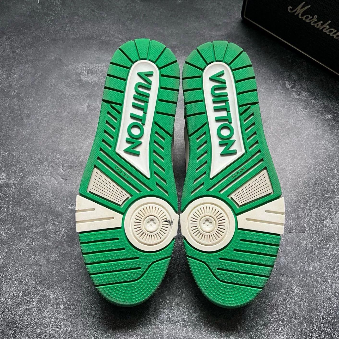 Louis Vuitton Louis Vuitton Training Green Lowtop Sneakers 42 Men Size US 9 / EU 42 - 7 Thumbnail