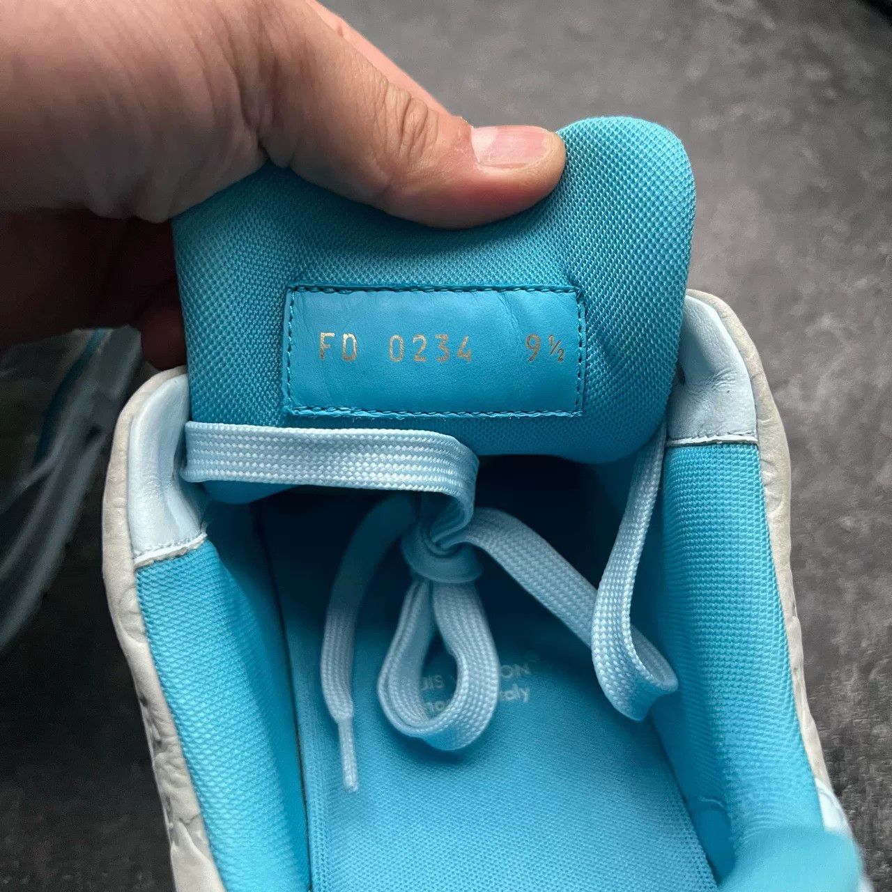 Louis Vuitton Louis Vuitton Training Blue Lowtop Sneakers 9.5 Men Size US 9.5 / EU 42-43 - 8 Thumbnail