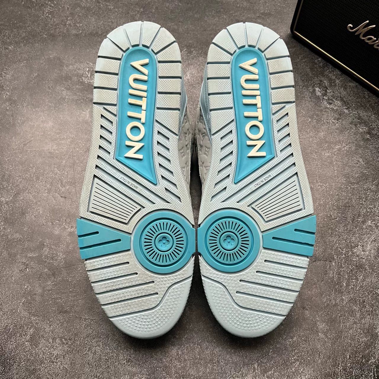 Louis Vuitton Louis Vuitton Training Blue Lowtop Sneakers 9.5 Men Size US 9.5 / EU 42-43 - 7 Thumbnail