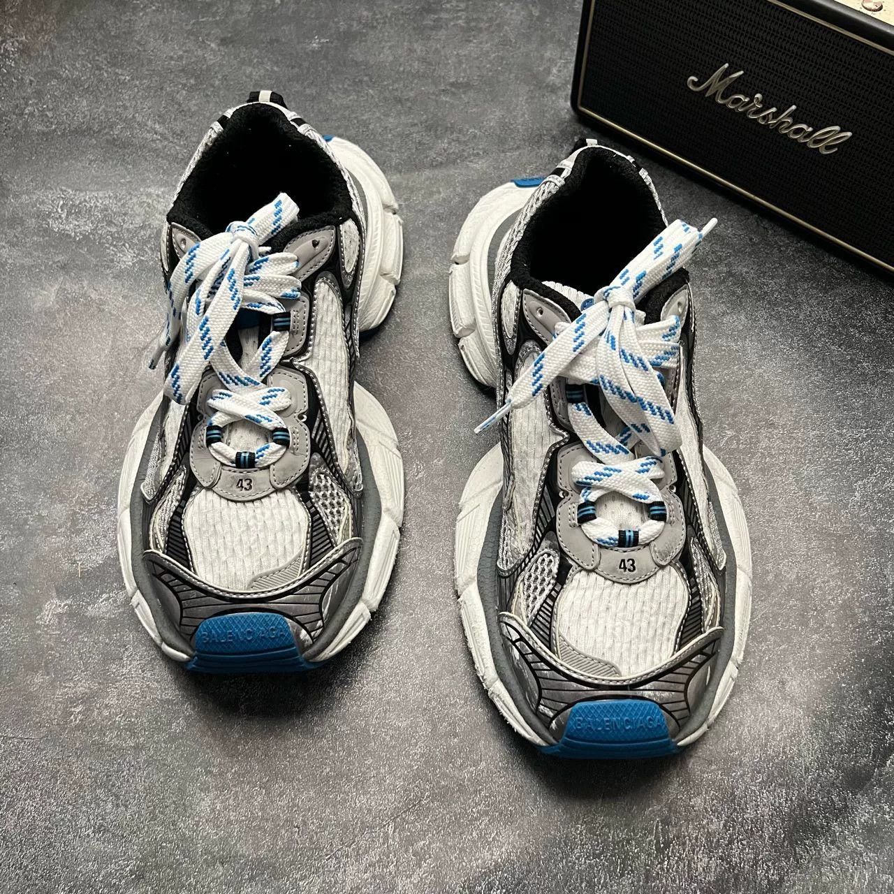 Balenciaga Balenciaga Blue Lowtop Sneakers XXXL Men Size US 10 / EU 43 - 3 Thumbnail
