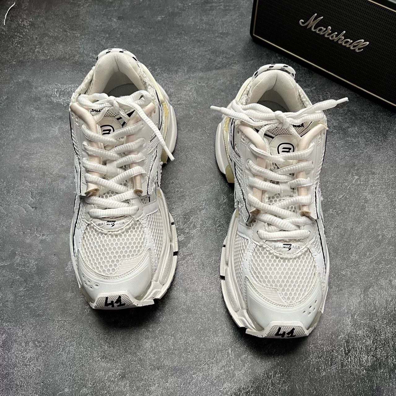 Balenciaga Balenciaga Running White Lowtop Sneakers 41 Men Size US 8.5 / EU 41-42 - 3 Thumbnail
