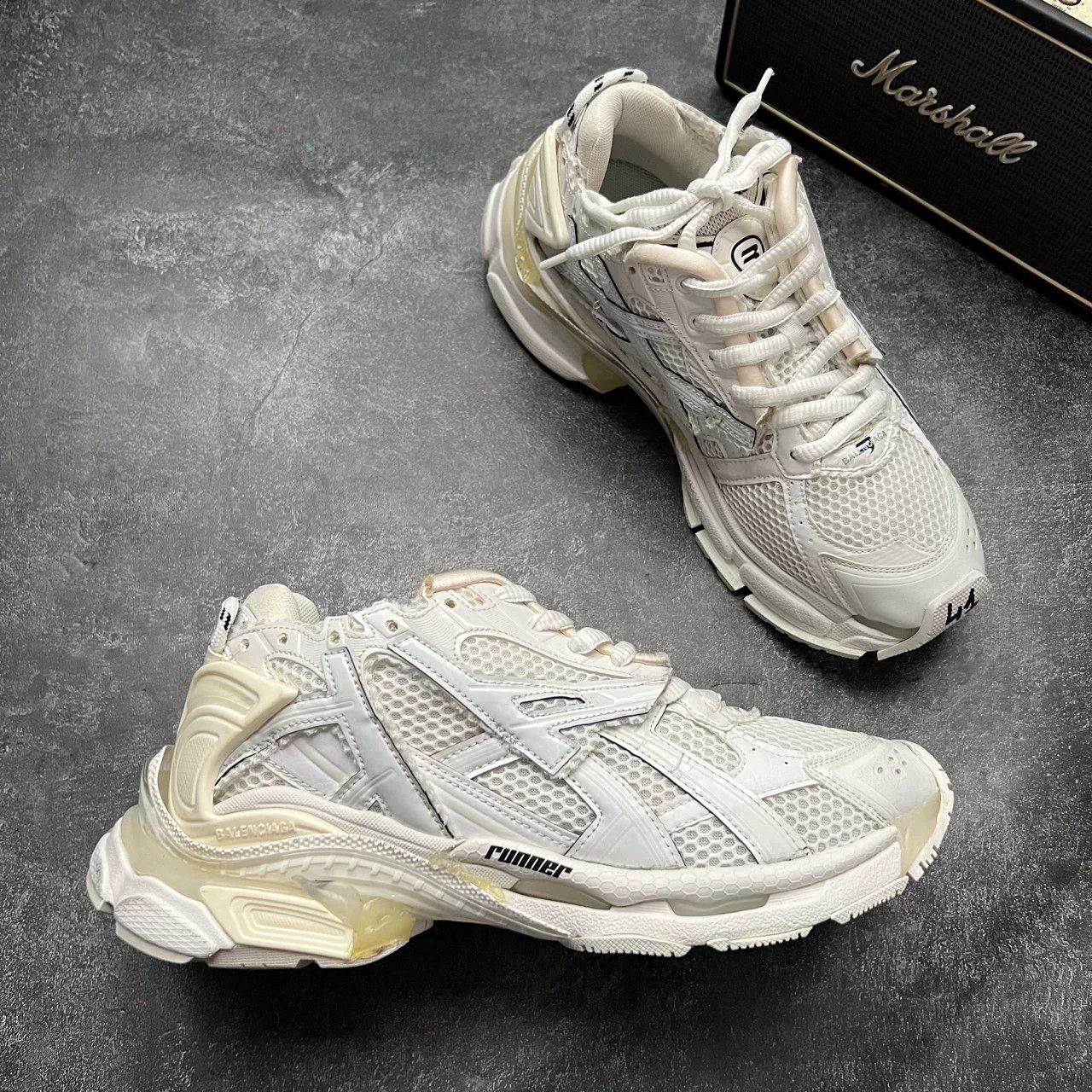Balenciaga Balenciaga Running White Lowtop Sneakers 41 Men Size US 8.5 / EU 41-42 - 5 Thumbnail