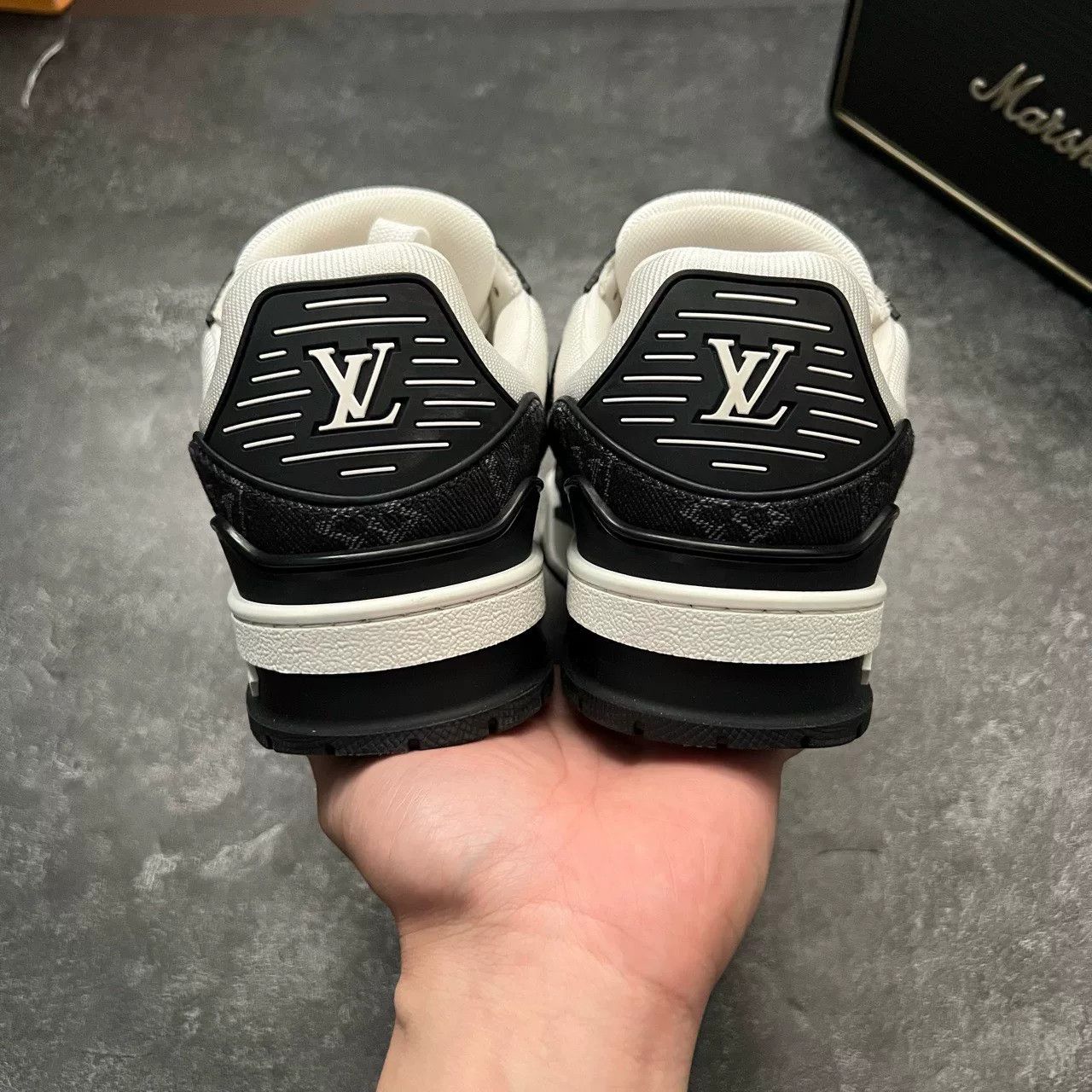 Louis Vuitton Louis Vuitton Training Black Lowtop Sneakers 37 Women Size US 6.5 / IT 36.5 - 6 Thumbnail