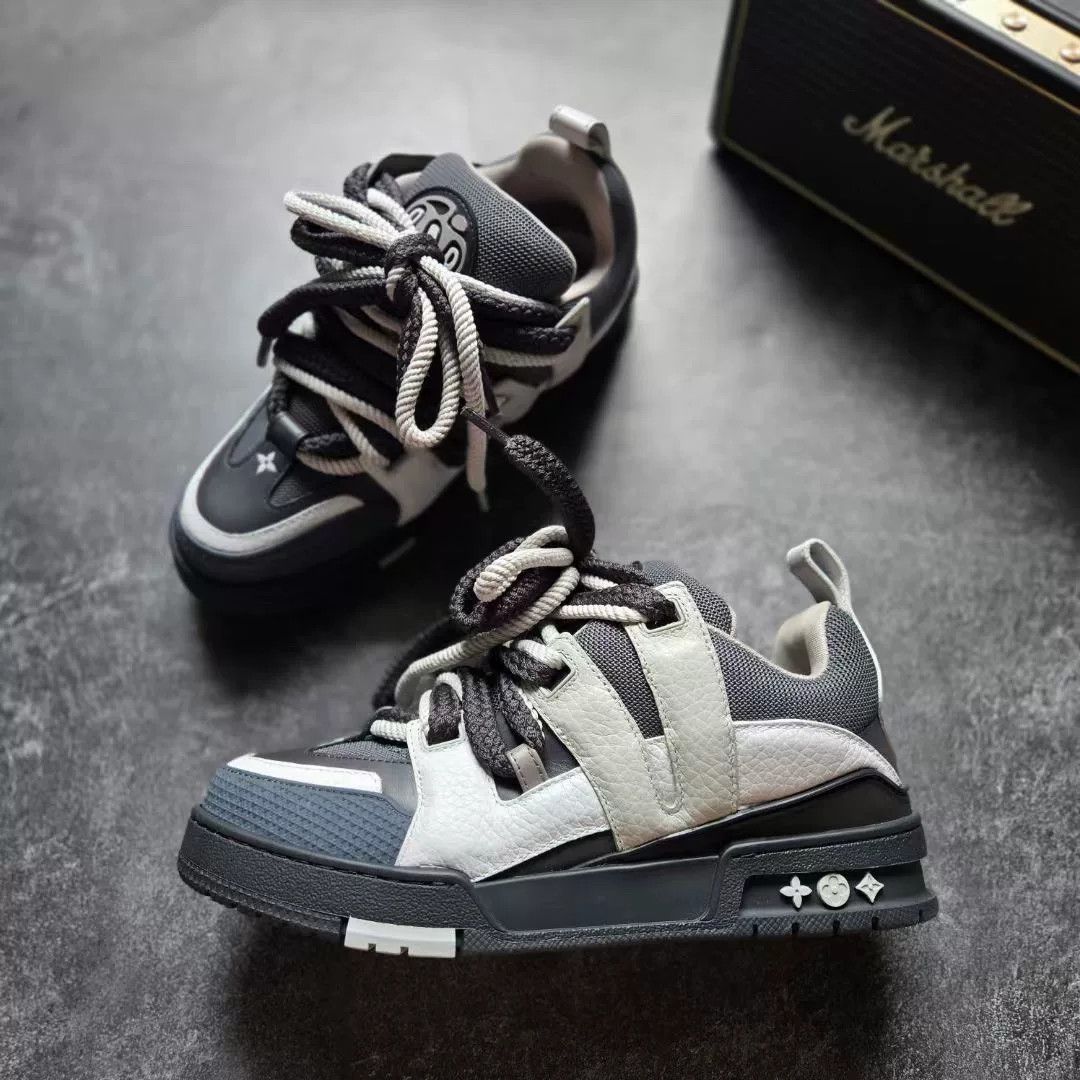 Louis Vuitton Louis Vuitton Skate Gray Lowtop Sneakers 39 Men Size US 6.5 / EU 39-40 - 4 Thumbnail