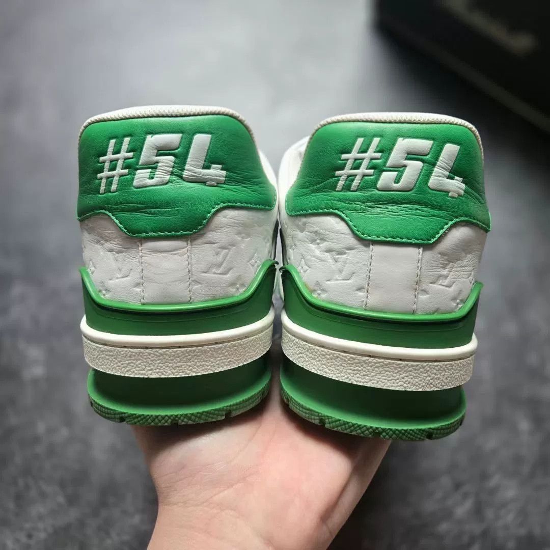 Louis Vuitton Louis Vuitton Training Green Lowtop Sneakers 42 Men Size US 9 / EU 42 - 6 Thumbnail