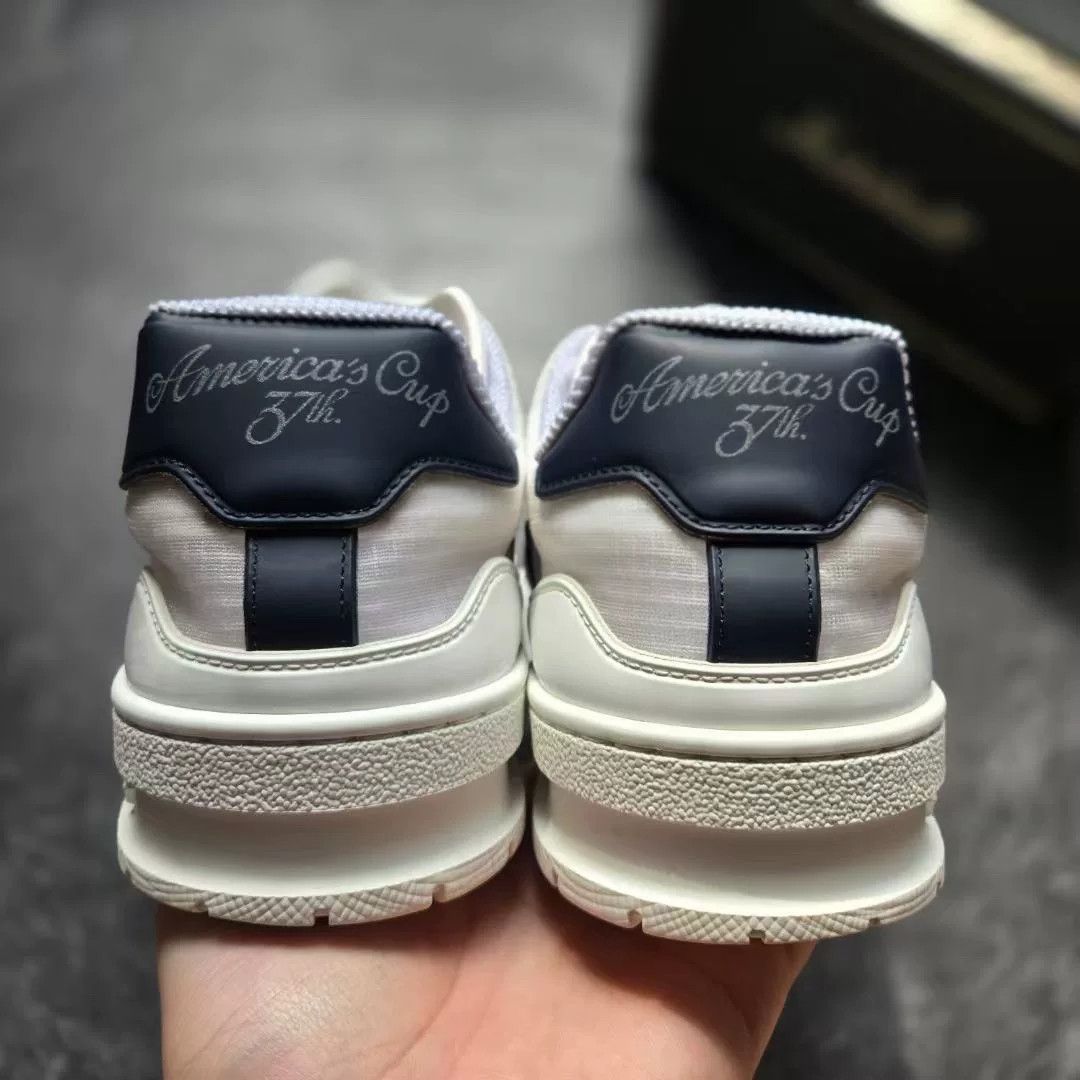 Louis Vuitton Louis Vuitton Training Blue Lowtop Sneakers 40 Men Size US 7.5 / EU 40-41 - 6 Thumbnail